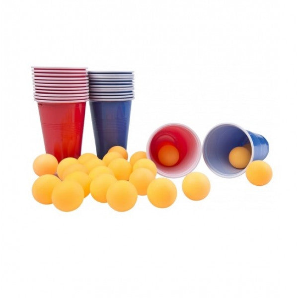 Beer Pong. 12 glös 12 boltar