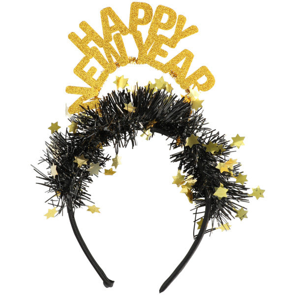 Happy New Year Gyllt og svört spöng