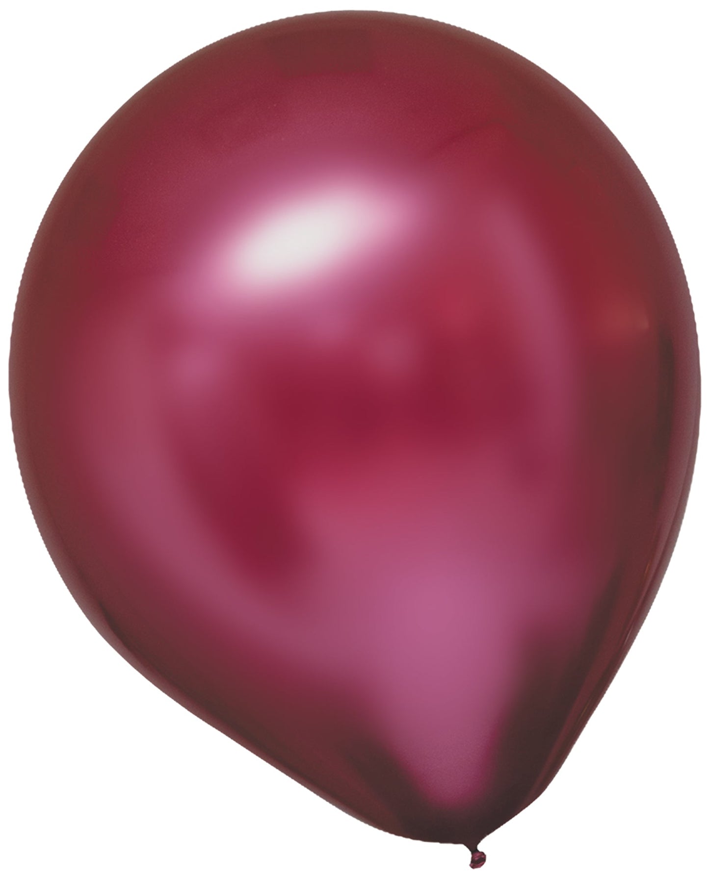 Latexblaðra. Chrome. Pomegranate. 1 stk. 28 cm.