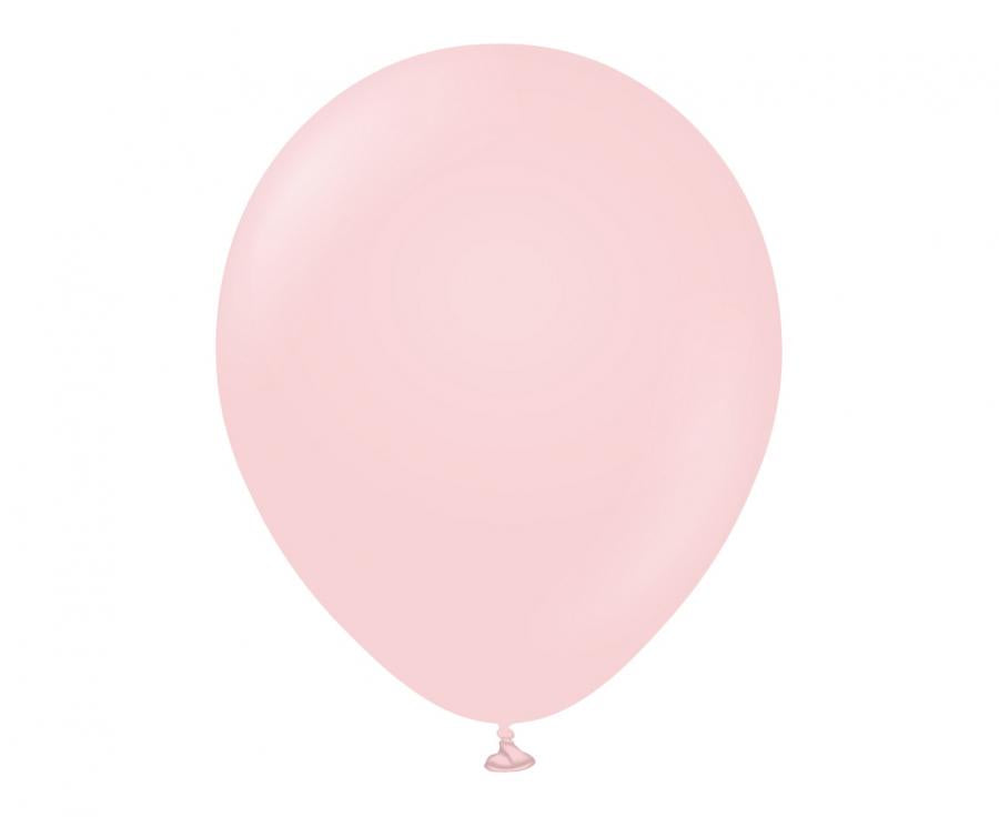 Latexblöður. Ljós bleikar 50 stk. 30 cm.