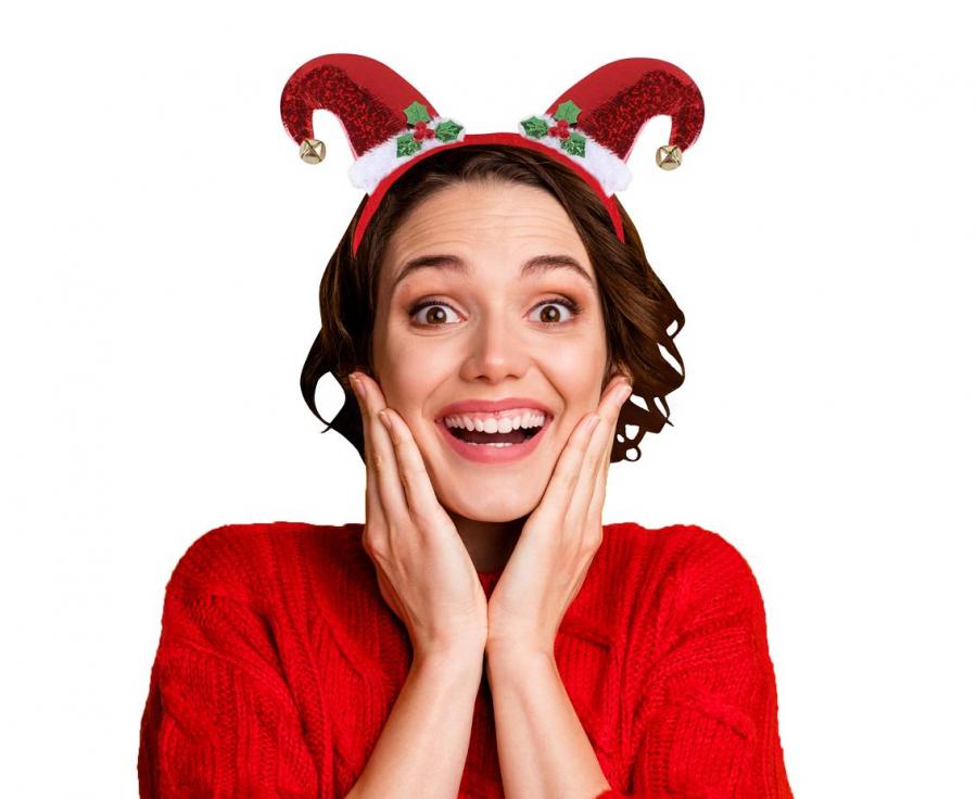 Spöng. Jólasveinahúfur.