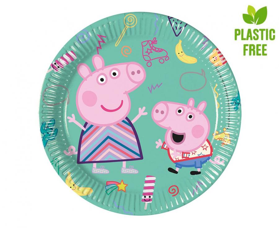 Pappadiskar. Peppa Pig 8 stk