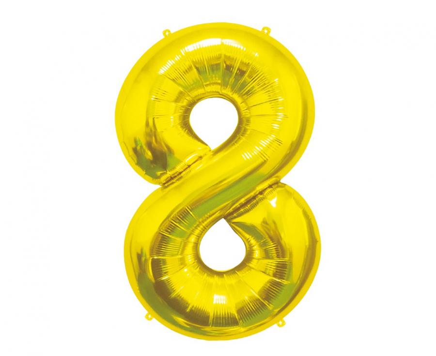 Álblaðra 8. Gull. 85 cm.