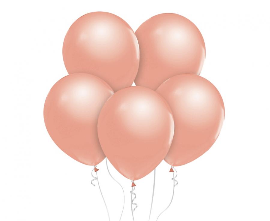 Latexblöður. Perlu Appelsínugular 10 stk. 30 cm.