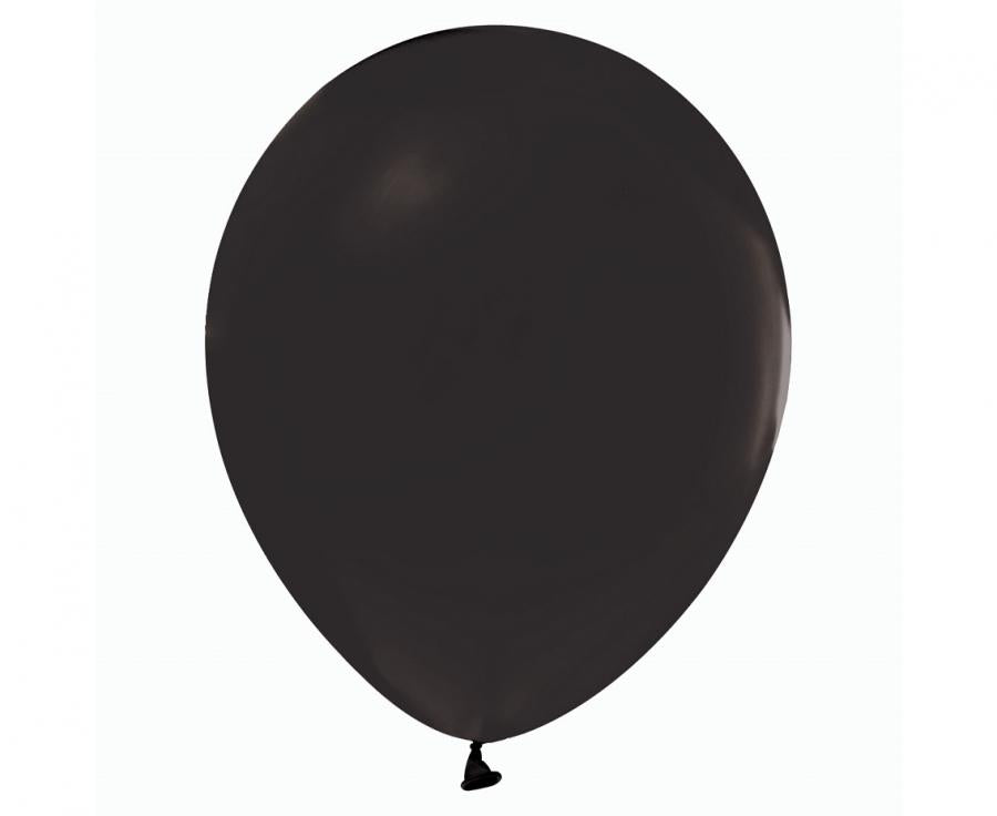 Latexblöður. Svartar 10 stk. 30 cm.