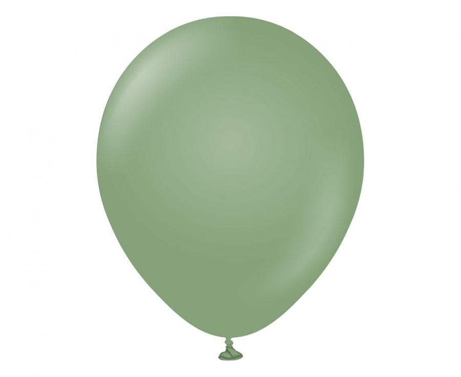 Latexblaðra. Ólívu Græn. 1 stk. 30 cm