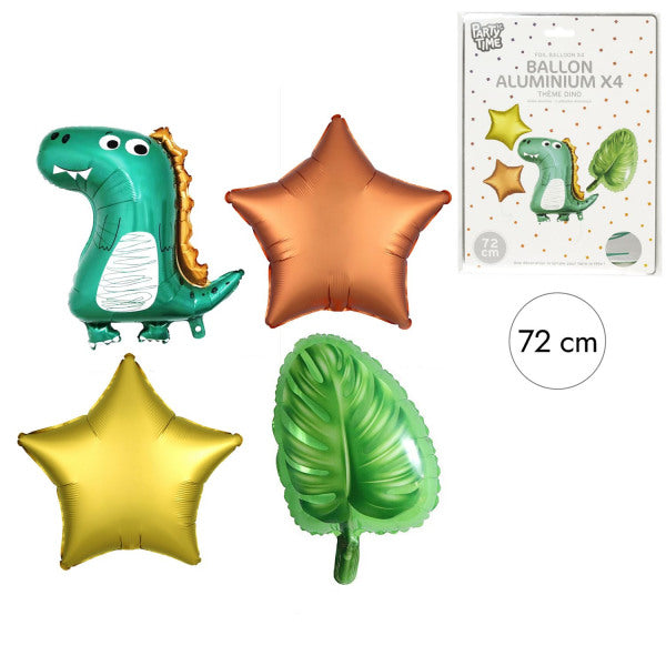 Risaeðlur. Eðla 72 cm. Lauf 51 cm. Tvær stjörnur 45 cm.