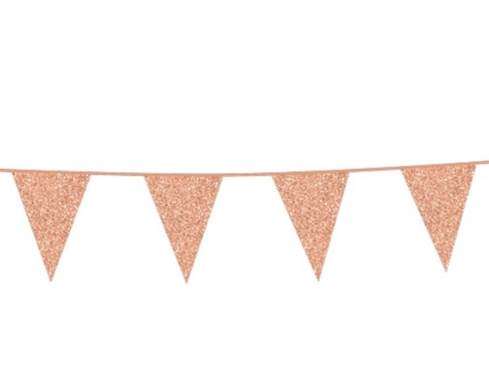 Fánalengja. Pappa. Glimmer. Rose gold. 6 m.