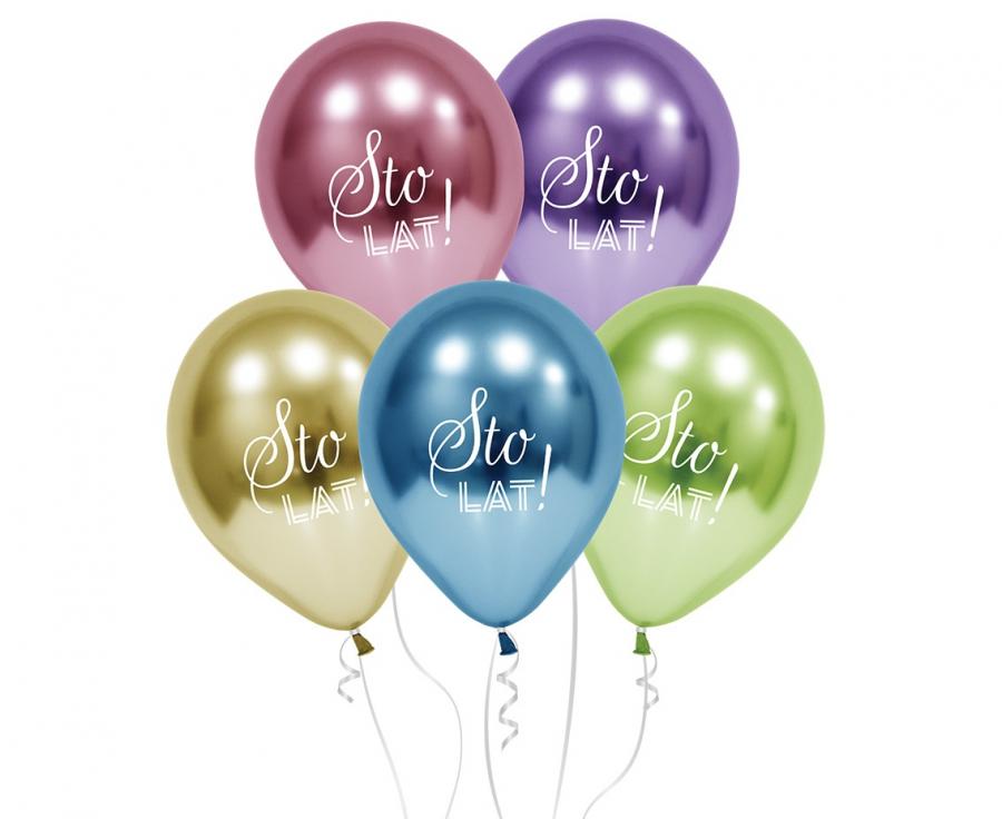 Latexblöður. Sto Lat!. Chrome 5 stk. 30 cm.