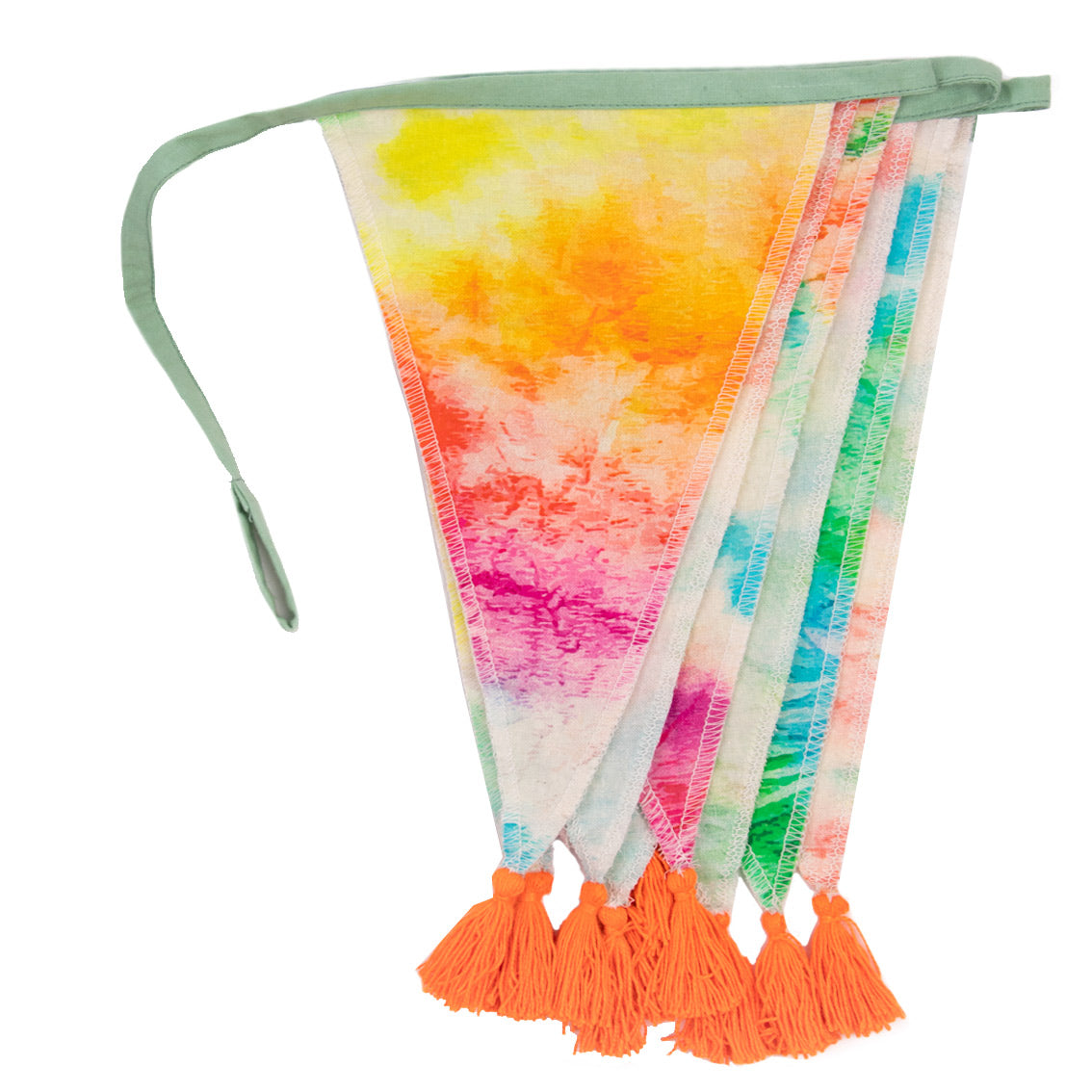 Tau Fánalengja. Regnboga Tie Dye. 3 m
