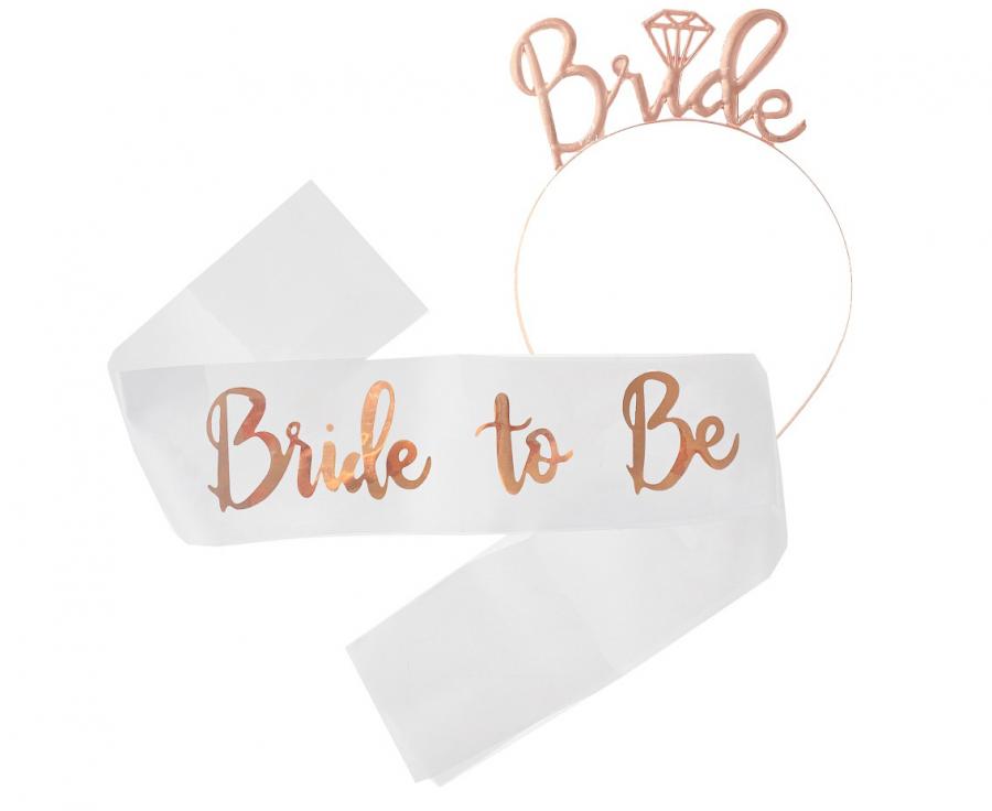 Borði og spöng. Bride to be. Rosegold