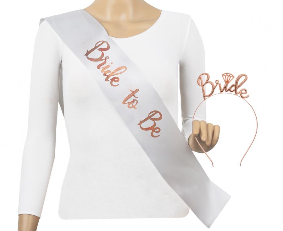 Borði og spöng. Bride to be. Rosegold