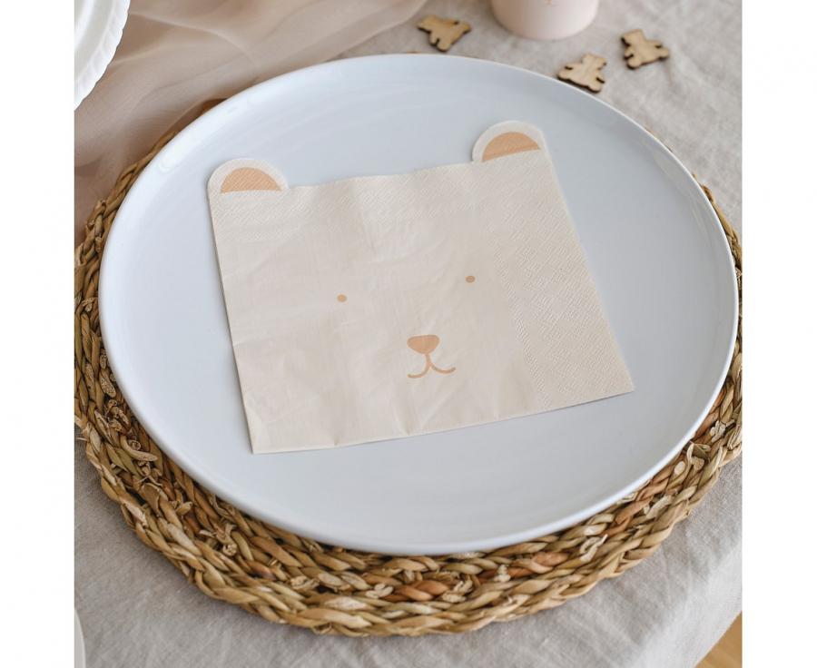 Servíettur. Bangsa. 17 stk.