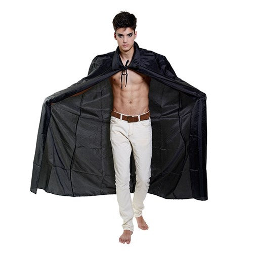 Skikkja Satin Svört 140cm