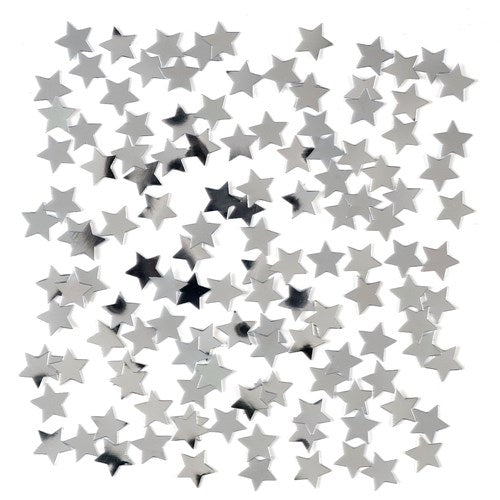 Confetti Stjörnur Silfur