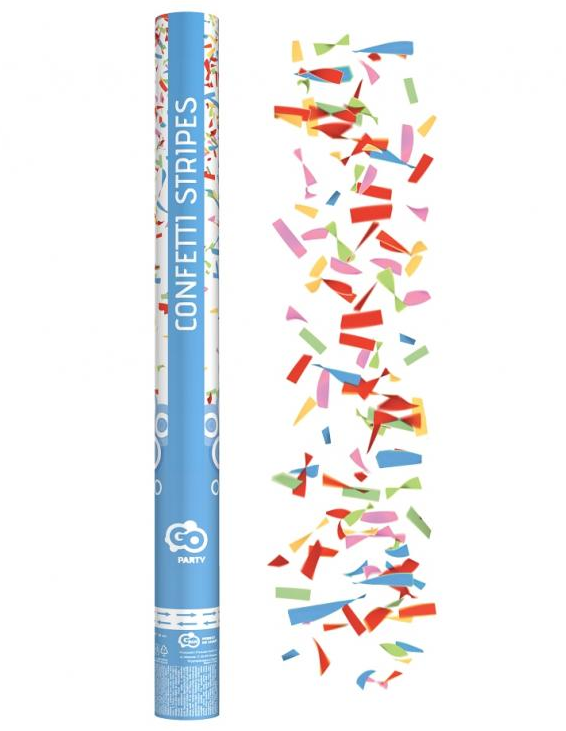 Confetti sprengja, marglituð. 60cm