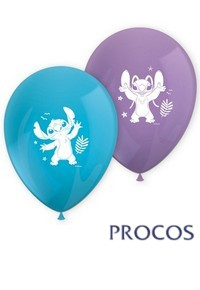 Latexblöðrur. Stitch. 8 stk.