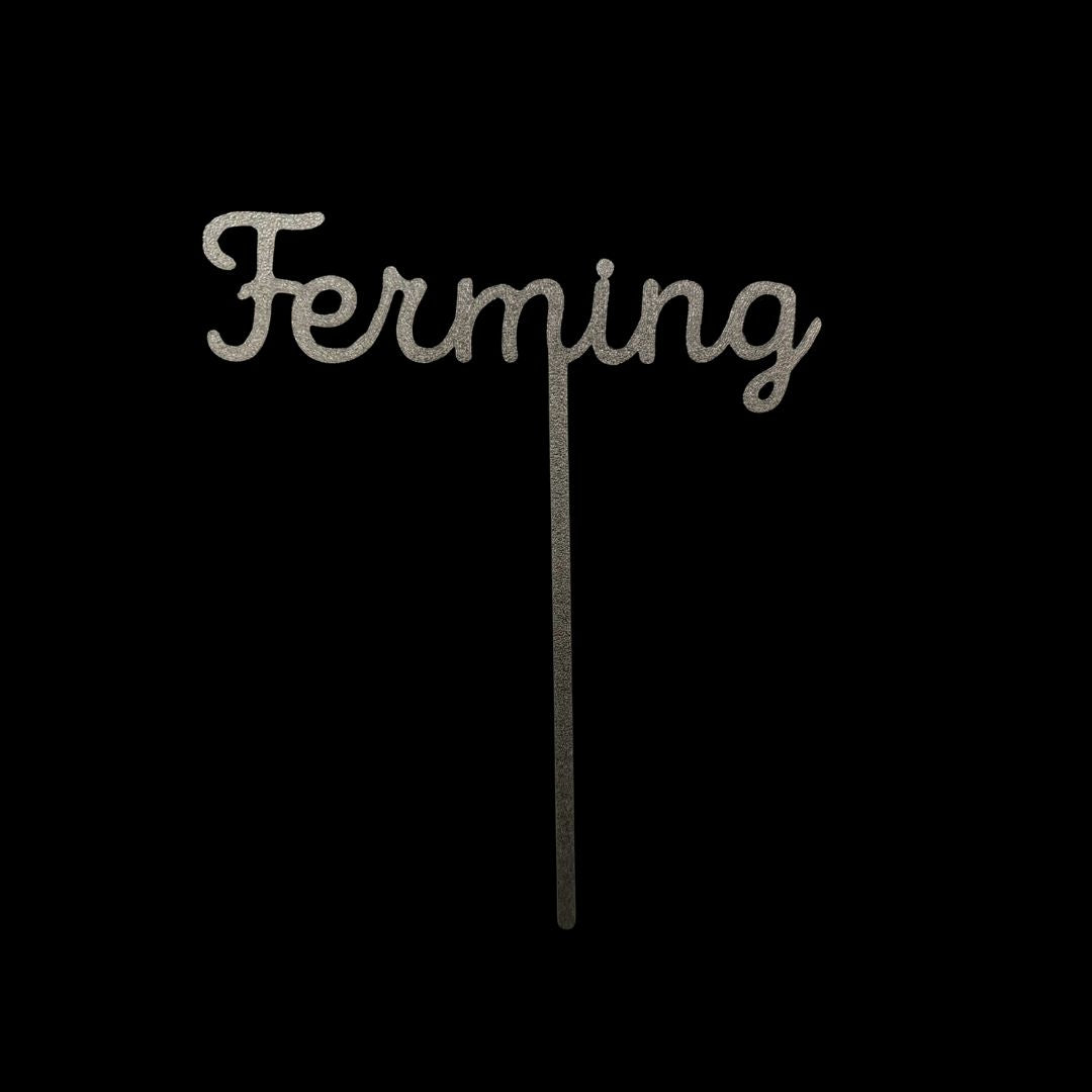 Kökutoppur Ferming Svartur 13 cm