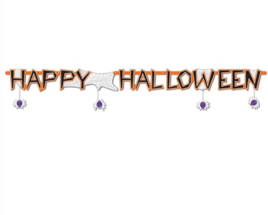 Veggborði Happy Halloween