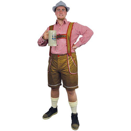 Lederhosen Ljósbrúnar