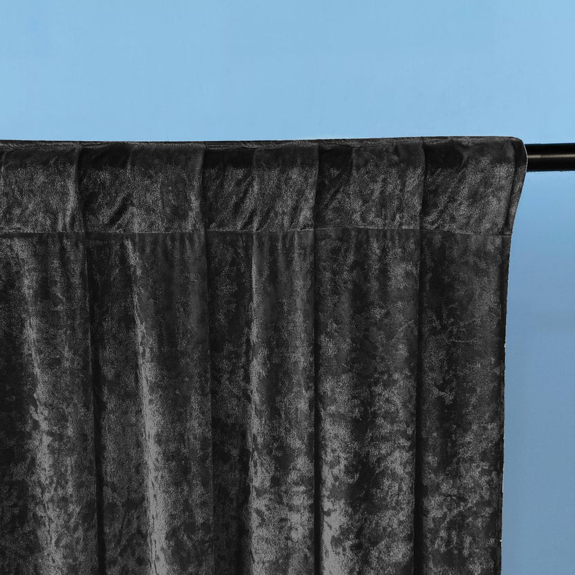 Bakgrunnur fyrir myndakassa Svartur Flauel 3M x 3M