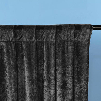 Bakgrunnur fyrir myndakassa Svartur Flauel 3M x 3M