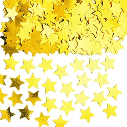 Confetti Stjörnur Gull
