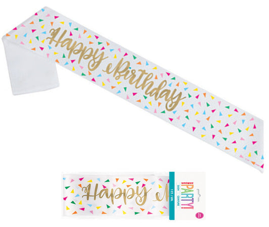 Borði Happy Birthday