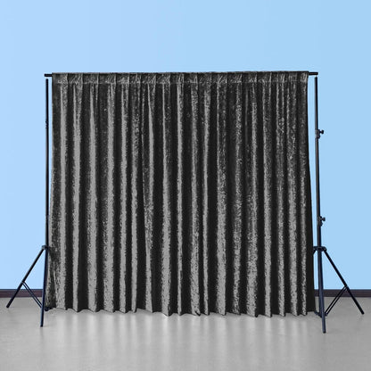 Bakgrunnur fyrir myndakassa Svartur Flauel 3M x 3M