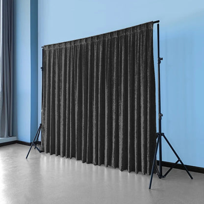 Bakgrunnur fyrir myndakassa Svartur Flauel 3M x 3M