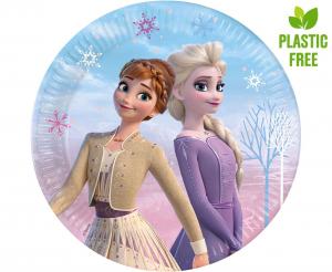 Frozen. Pappadiskar. 8 stk. 23 cm