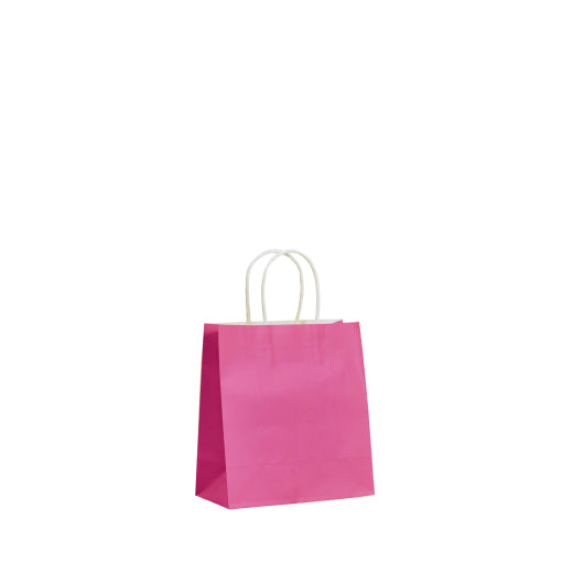 Gjafapoki Bleikur 20x10x22cm