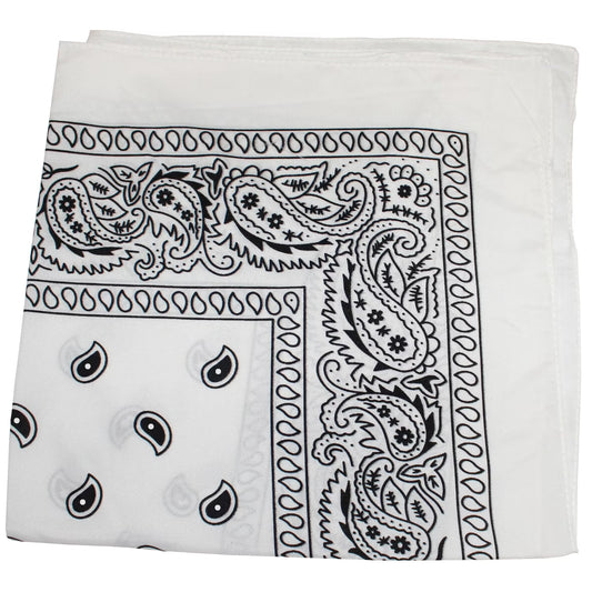 Bandana Klútur. Hvítur