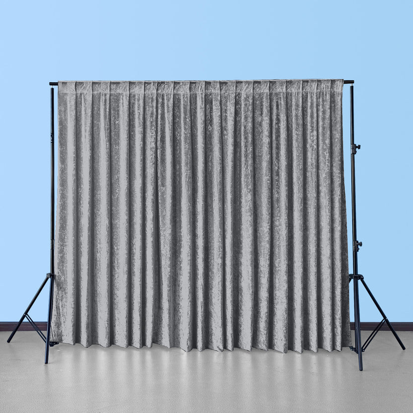 Bakgrunnur fyrir myndakassa Silfur Flauel 3M x 3M