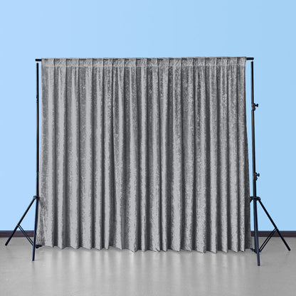 Bakgrunnur fyrir myndakassa Silfur Flauel 3M x 3M
