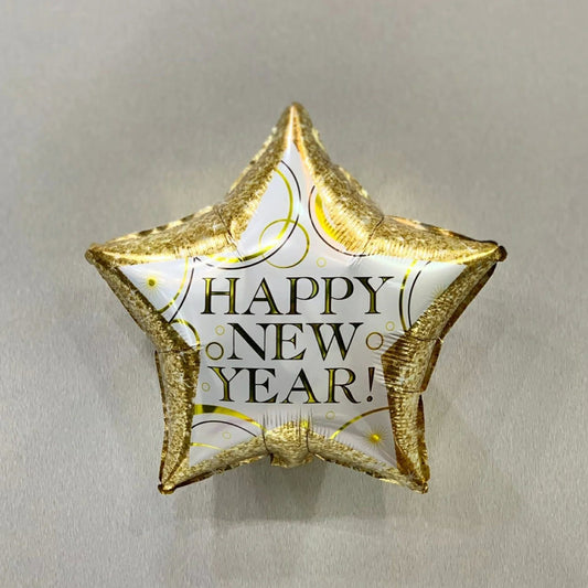 Álblaðra. Happy New Year Stjarna 41 cm