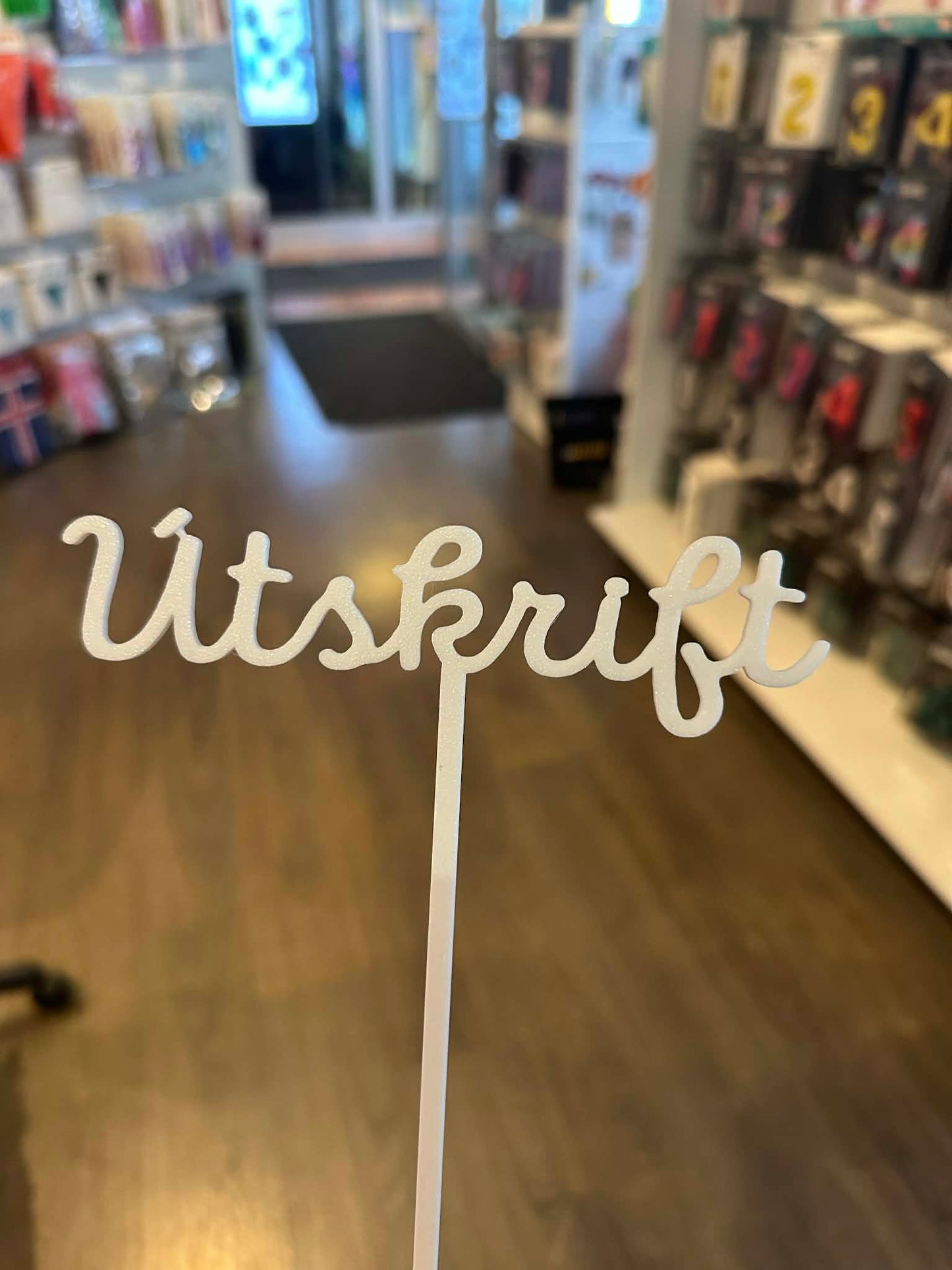 Kökutoppur Útskrift Hvítur