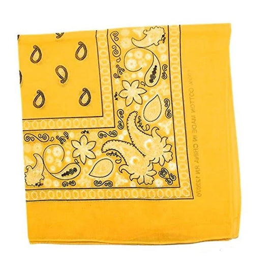 Bandana Klútur. Gulur
