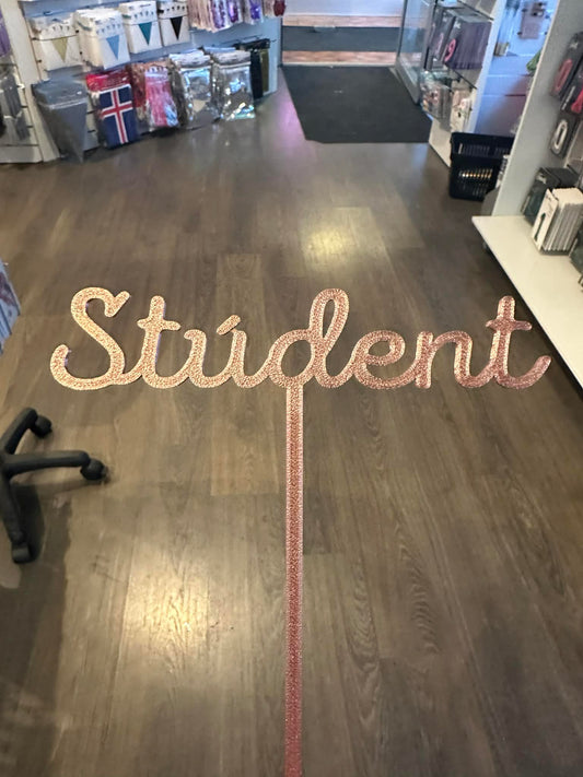 Kökutoppur Stúdent Rosegold