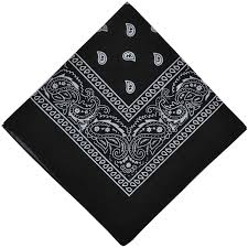 Bandana Klútur Svartur