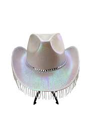 Kúrekahattur. Glans. kögur.