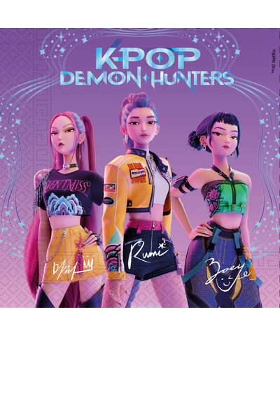 Servíettur. K-POP Demon Hunters. 20 stk.