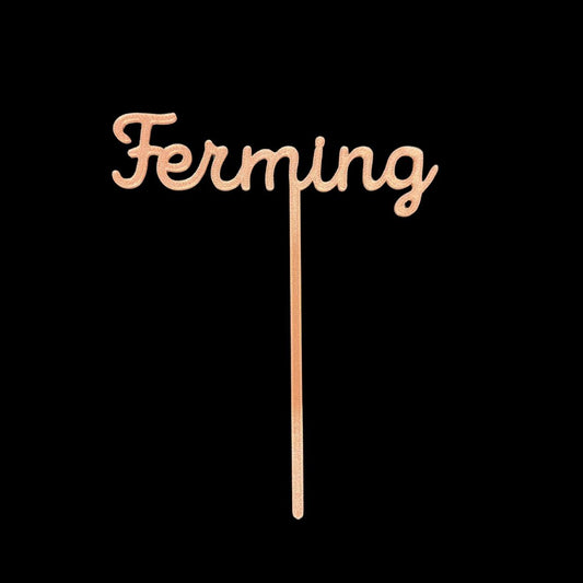 Kökutoppur Ferming Rosegold 13 cm