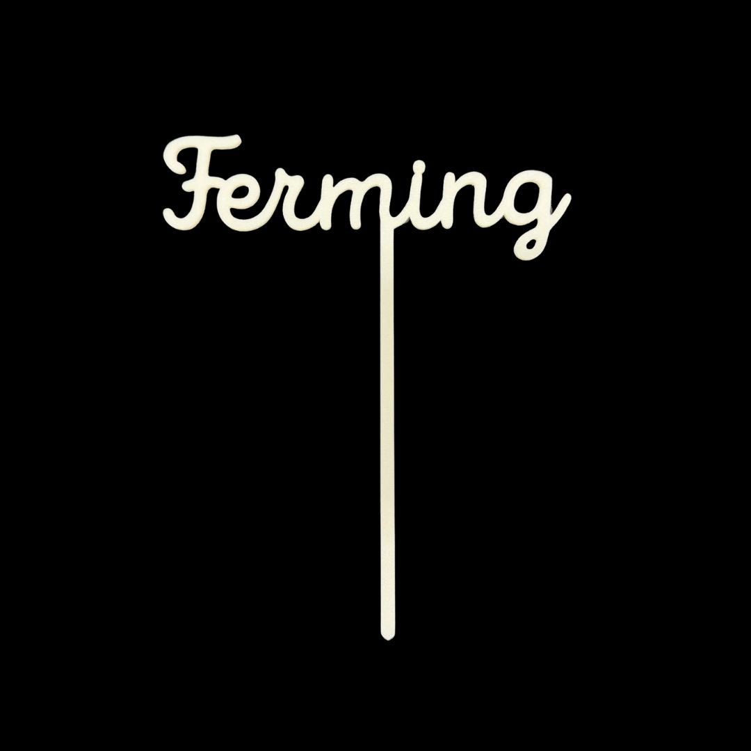 Kökutoppur Ferming Hvítur 13 cm