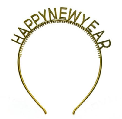 Happy New Year Spöng Gyllt