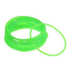 Neon gúmmí armbönd græn 12 stk.