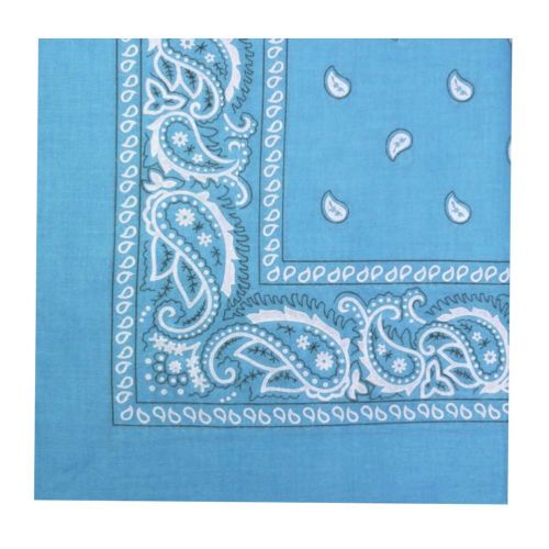 Bandana Klútur. Ljósblár