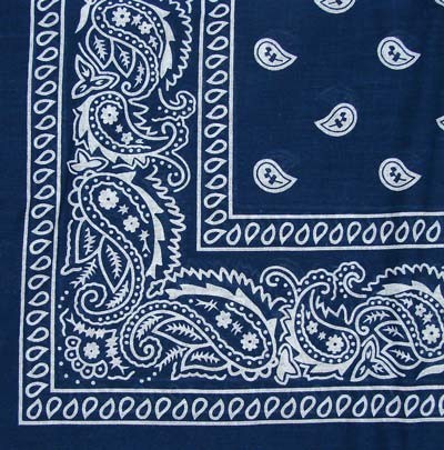 Bandana Klútur. Dökk blátt