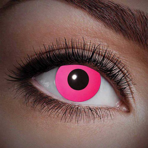 Linsur. UV pink langtíma linsur.